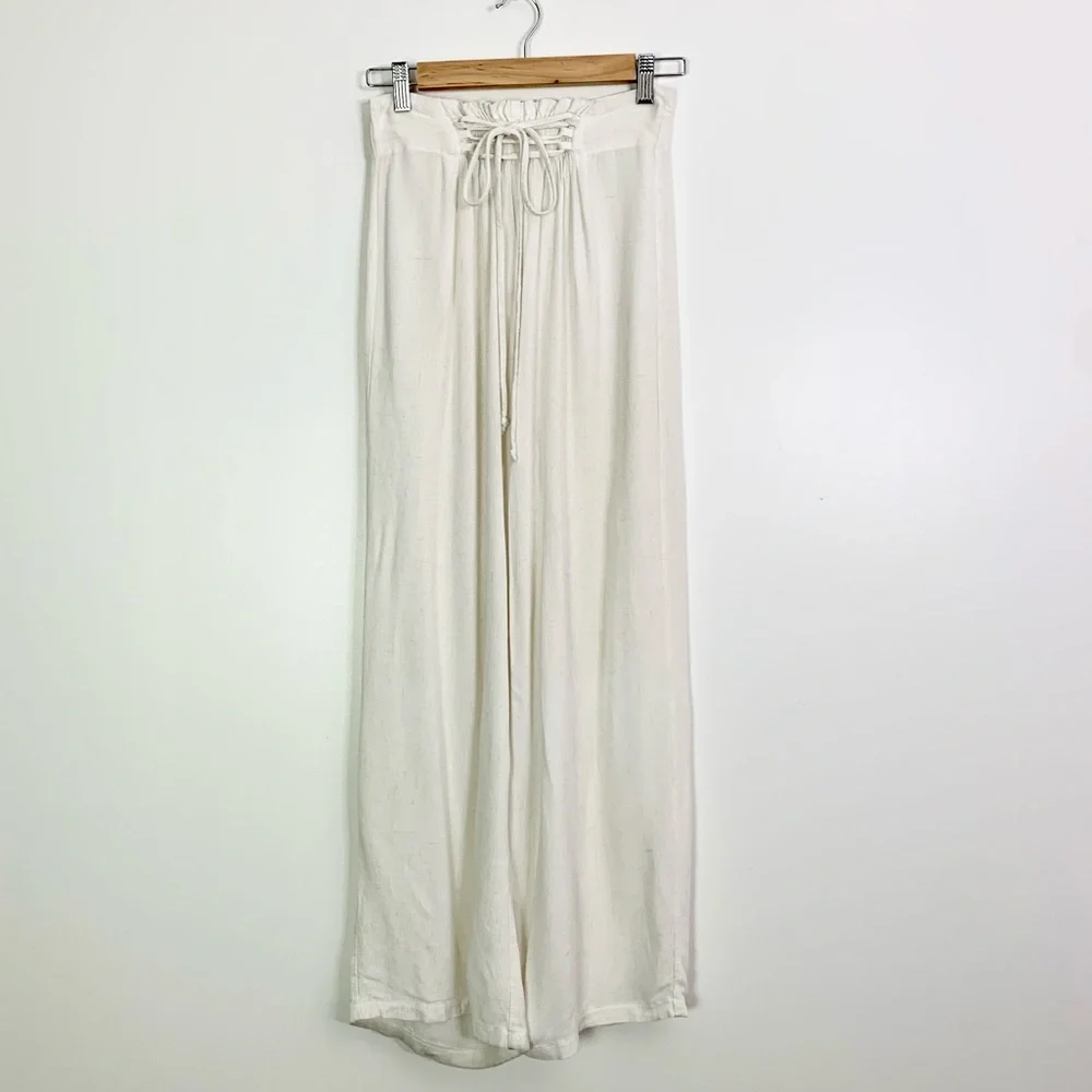 Umgee Ivory High Waisted Pants - Picture 3 of 8
